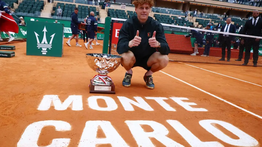 Jannik Sinner, campeón en Montecarlo.