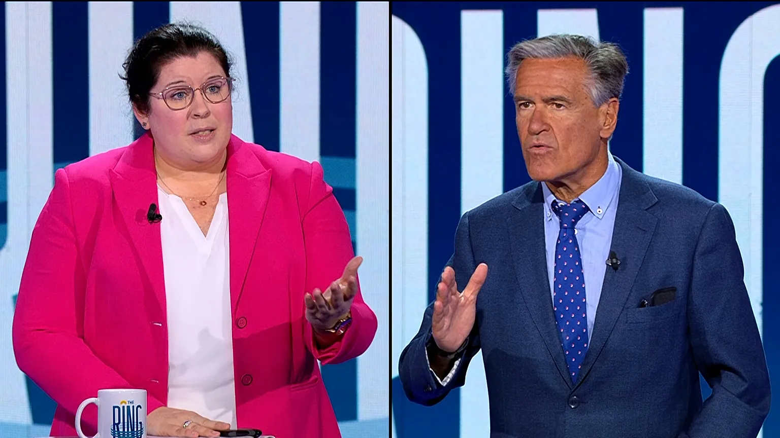 MEPs Lena Düpont (EPP) and Juan Fernando López Aguilar (S&amp;D)
