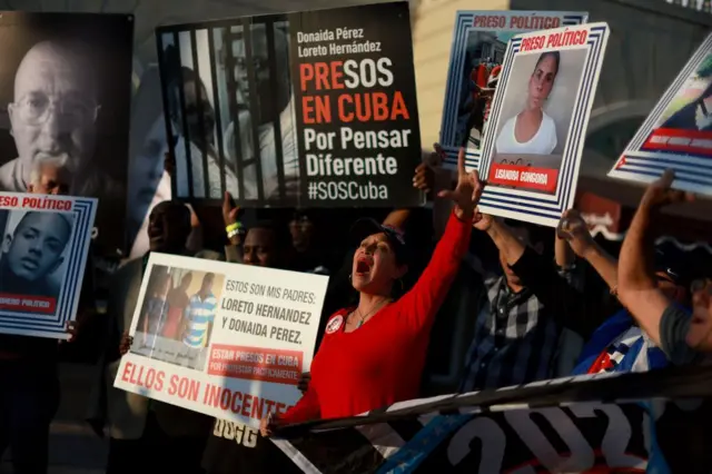Manifestación por los presos políticos