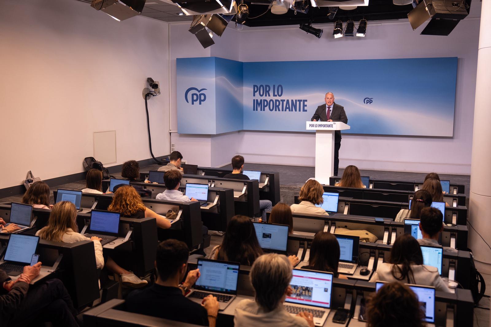 Miguel Tellado, secretario general del PP.