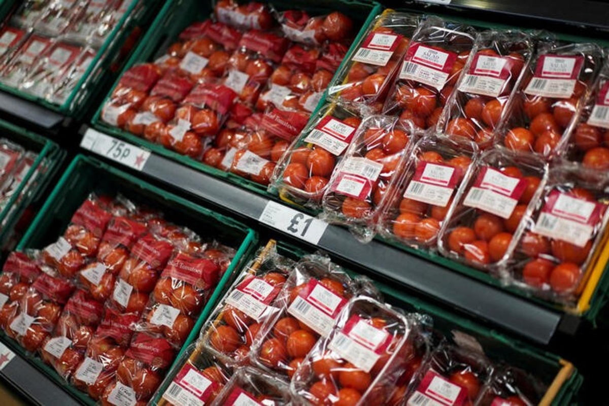 Imagen de archivo de tomates a la venta en un supermercado en Londres, Reino Unido. 7 agosto 2019. (REUTERS/Henry Nicholls)