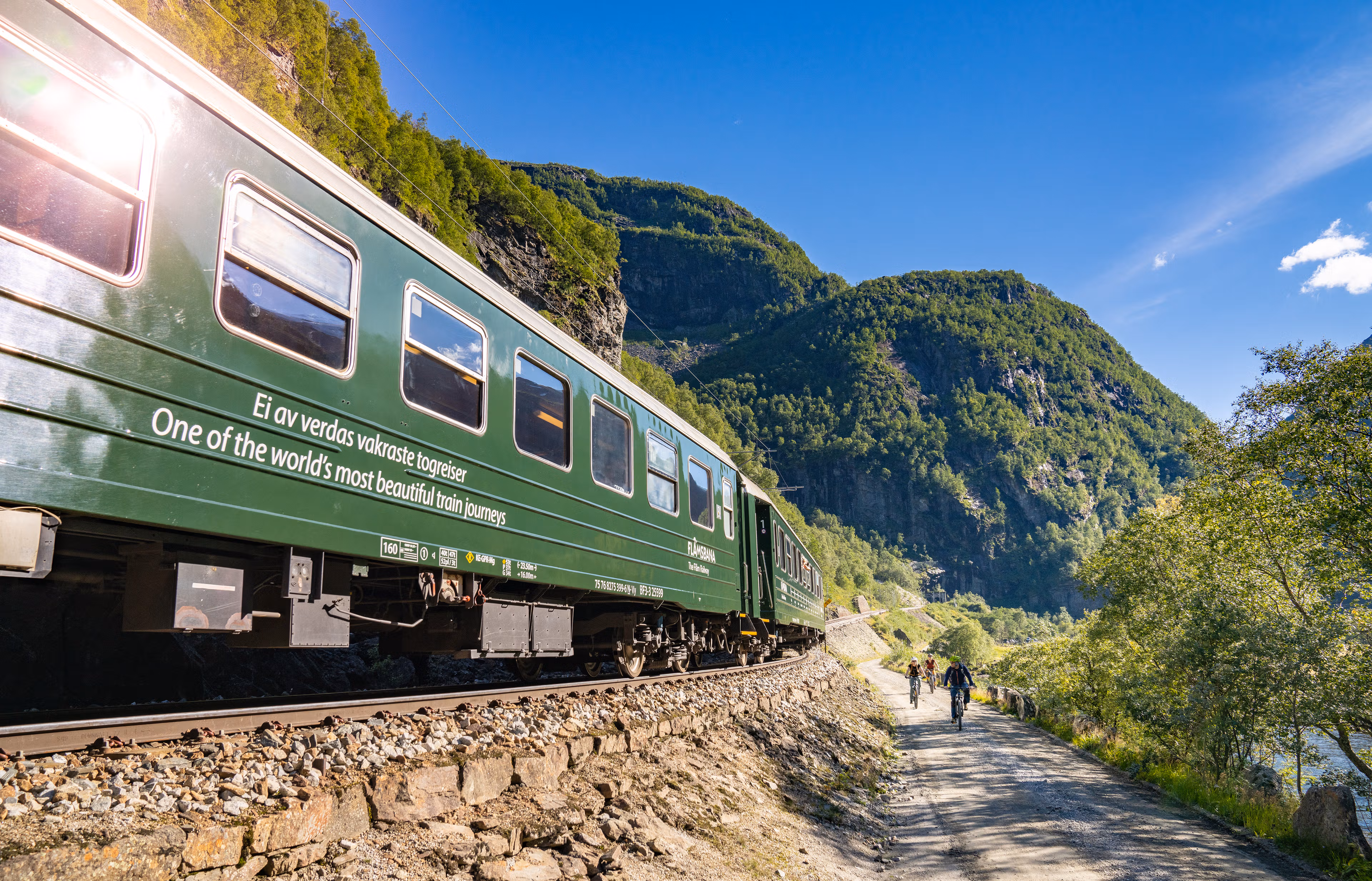 Imagen del Tren de Flåm (Fuente: Norway Best)