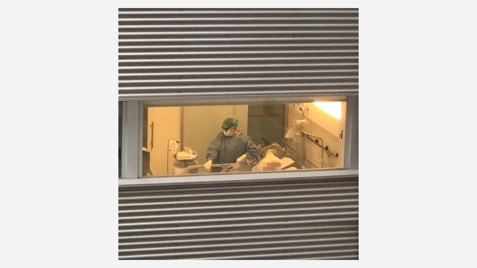 Foto: Una habitación del hospital durante la pandemia. (Cedida)