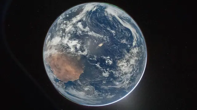 La Tierra vista desde Orión