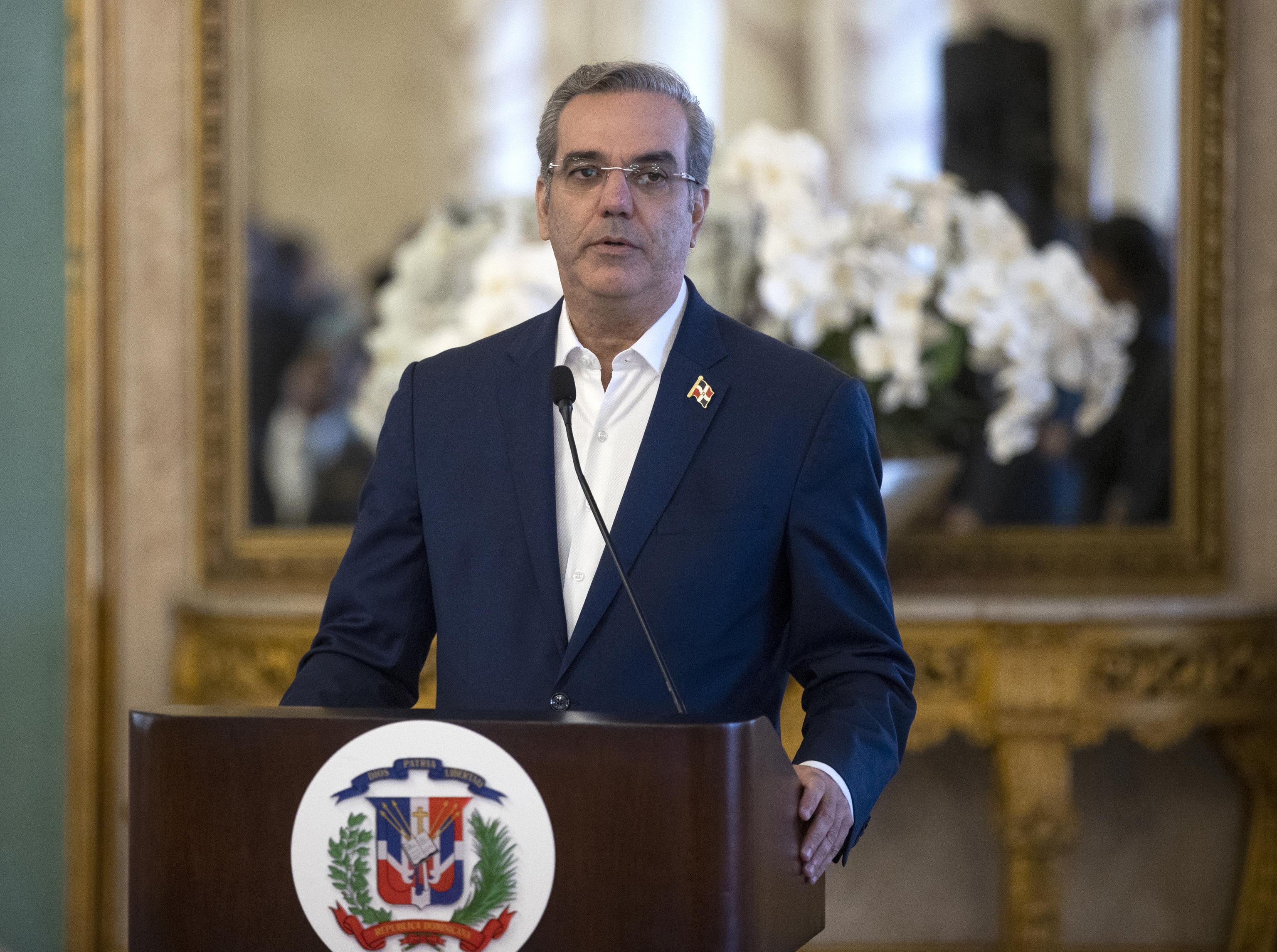Luis Abinader, presidente de la República Dominicana.