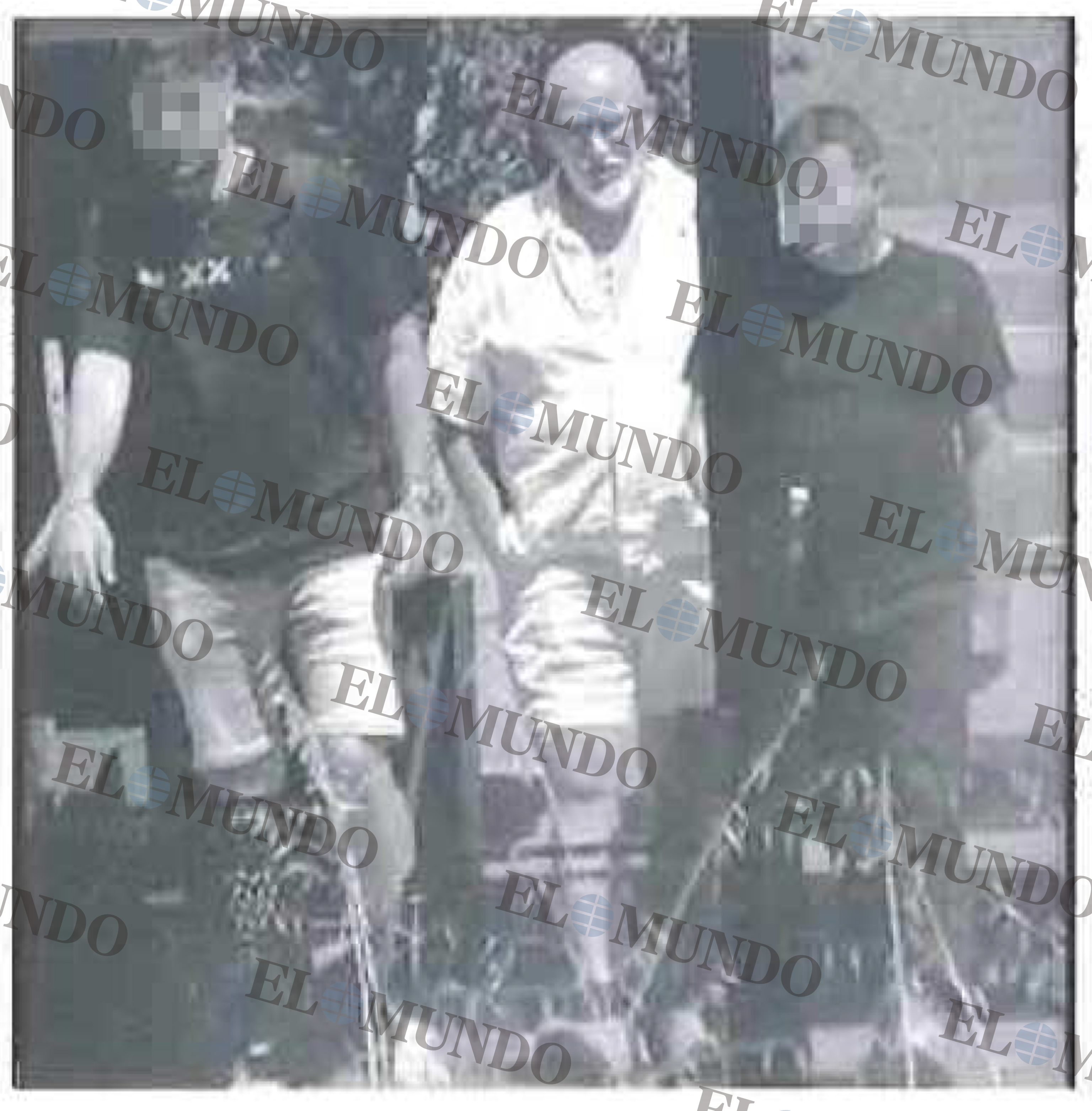 En el centro, Ramón Alsina, tío político de Marc Márquez detenido por el asesinato en 2022 del contrabandista Joan Coromina.
