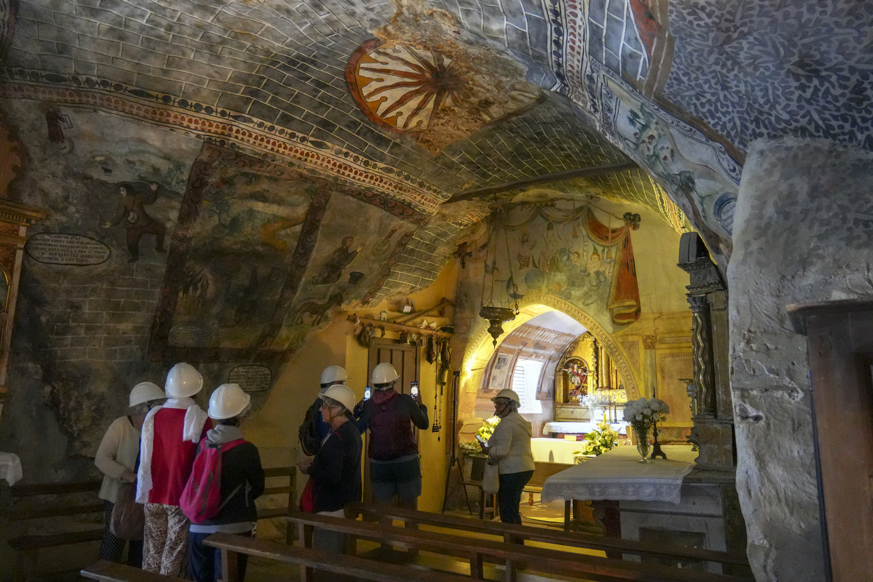 El interior de la ermita (iStock)