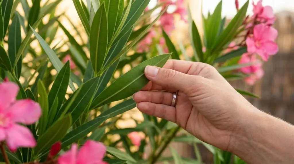 Adelfa (Nerium oleander) sin flores: el truco del jabón negro para revivirla