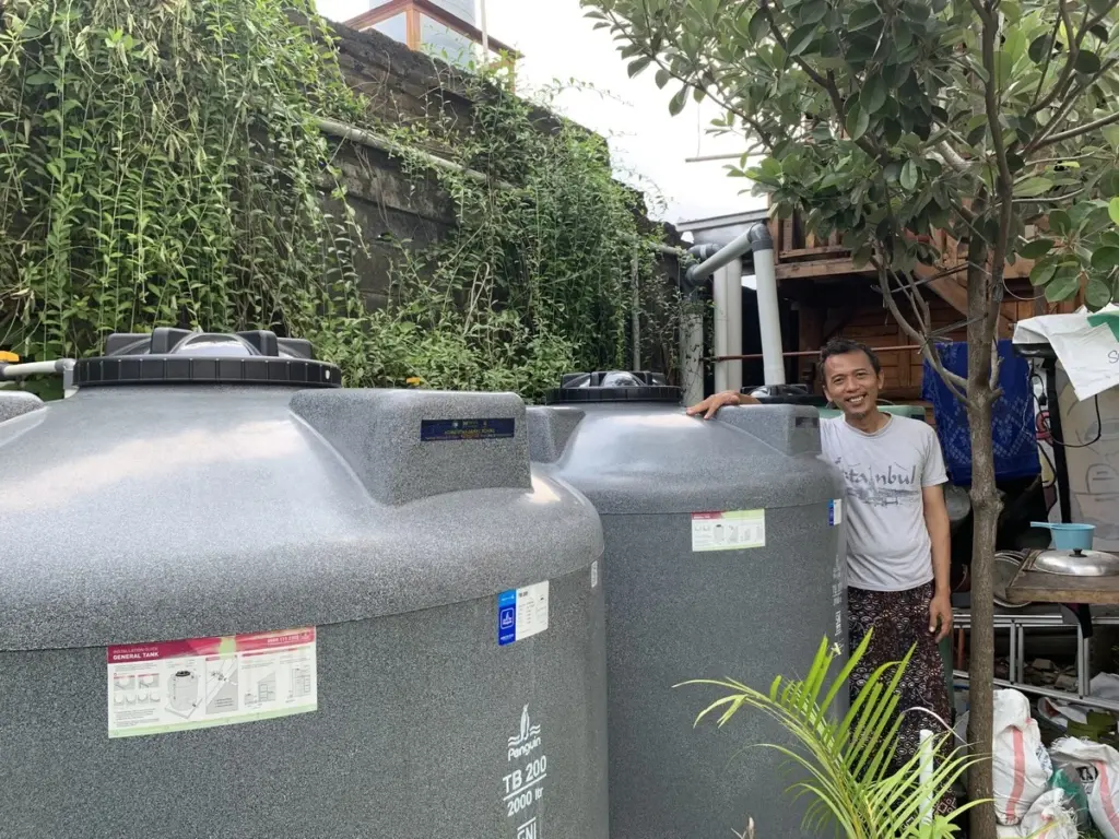 Adiós a las facturas: el método de Kalurahan Balong para la cosecha de agua de lluvia