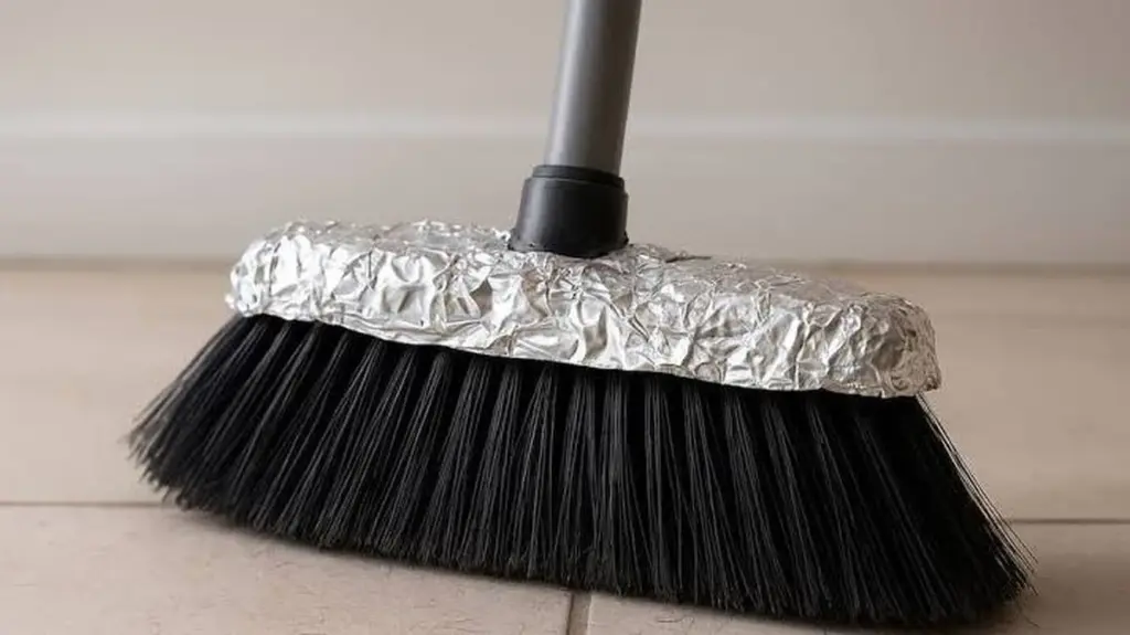 Adiós al pelo y polvo: por qué envuelvo mi escoba en papel aluminio