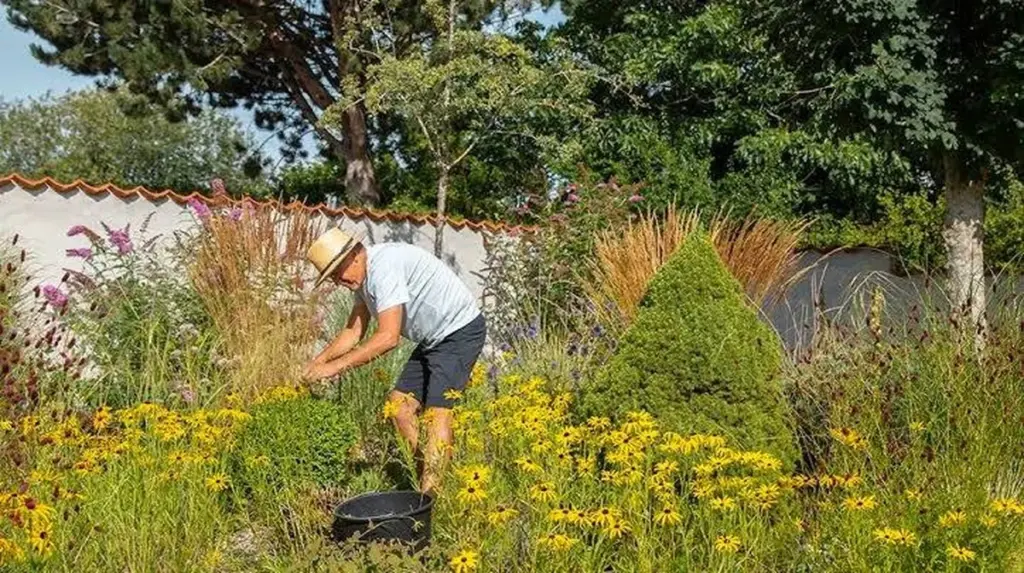 Adiós al terreno seco: el "jardín amurallado" de Tony Skovsende que ahorra un 60% de agua