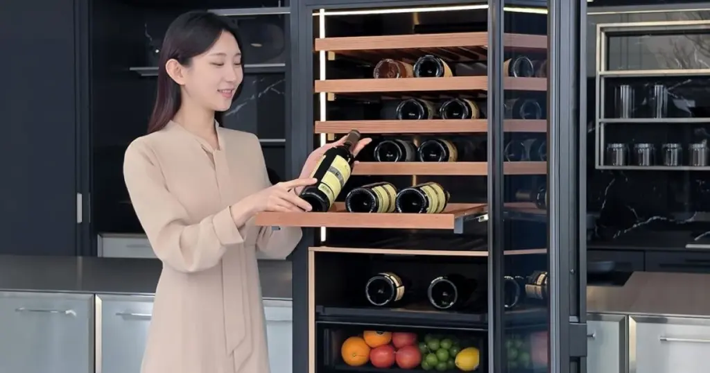 Adiós al vino estropeado: la nueva nevera para vinos Samsung con IA