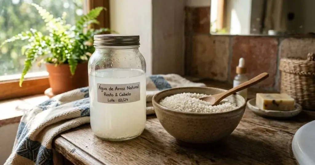 Agua de arroz en el rostro: El secreto japonés para una piel radiante