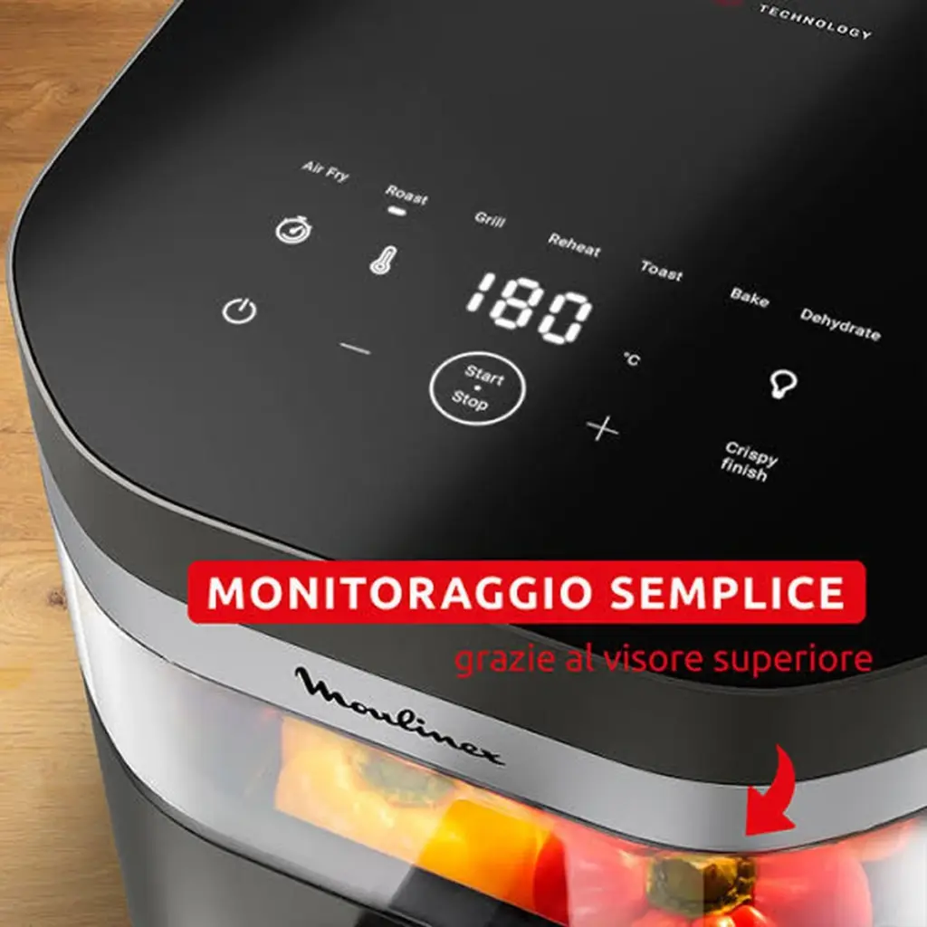 Ahorra 130€ de luz: el truco de Moulinex Easy Fry Infrared para cocinar 4 veces más rápido