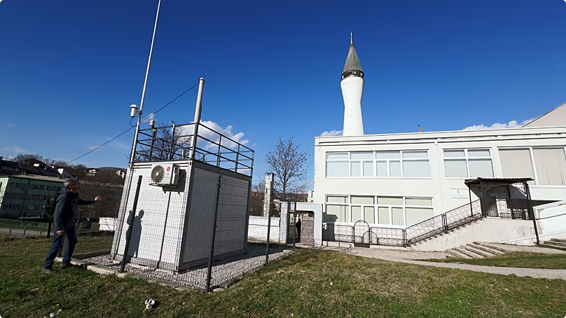 The Kemal Kapetanović Institute has installed nine fixed air monitoring points throughout the Zenica-Doboj Canton, to which Kakanj belongs – plus two mobile stations. 