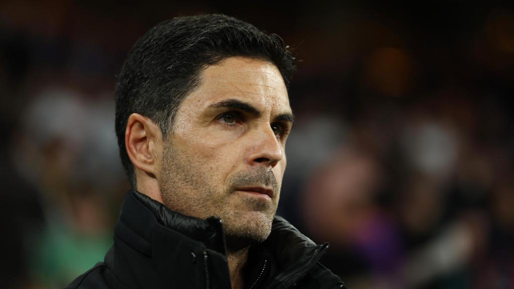 Mikel Arteta, en el Santiago Bernabéu.