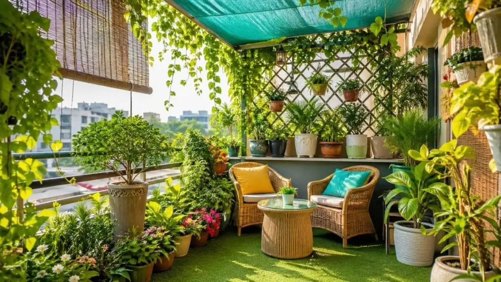 Baja 10 grados en tu balcón y jardín en la terraza con este truco