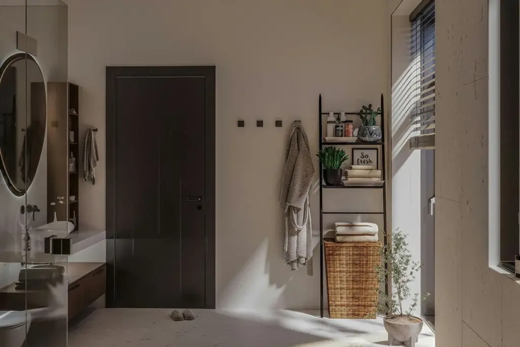Baño pequeño: duplica el espacio por 7€ con la estantería colgante W5 de Lidl
