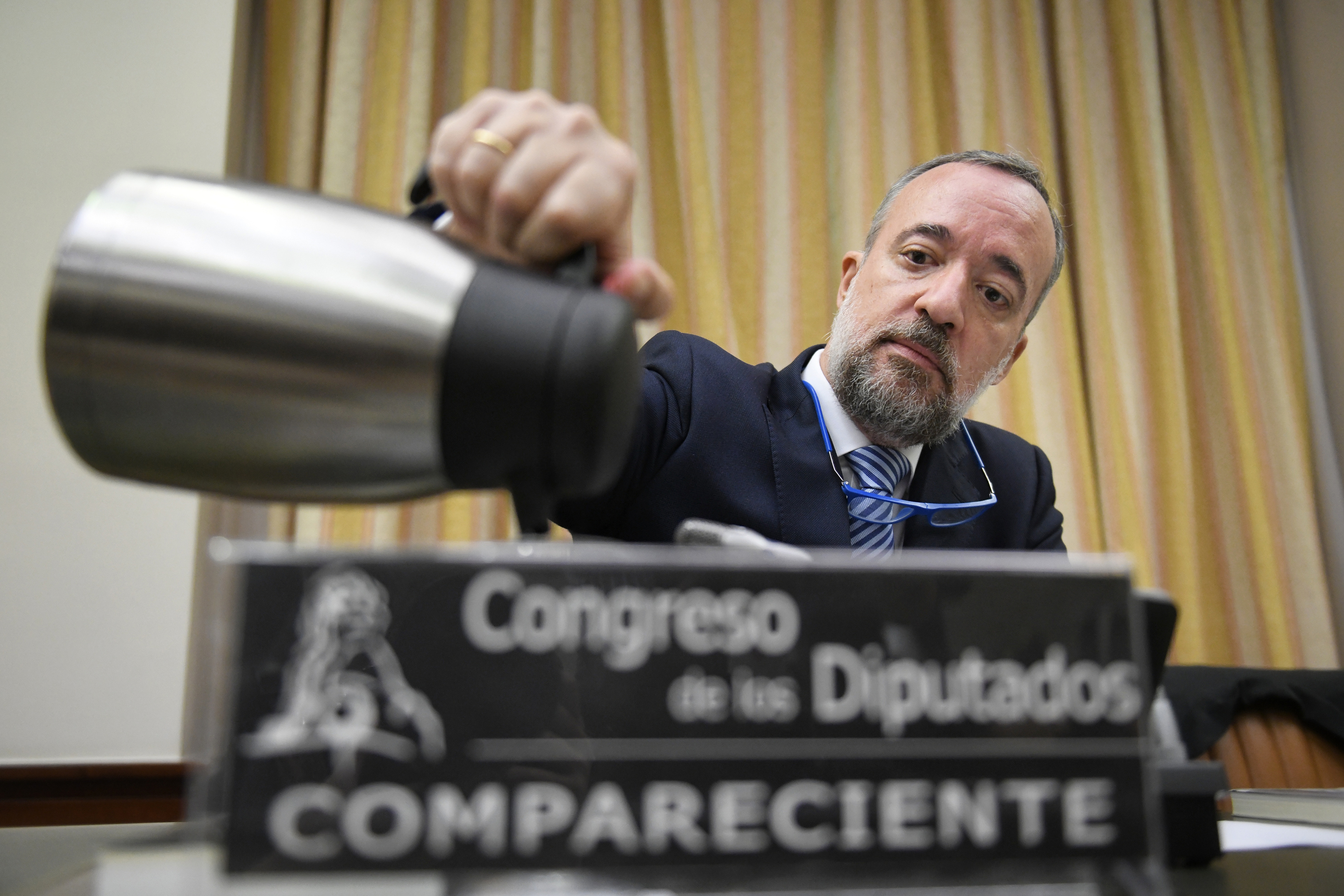 El ex secretario de Estado de Seguridad Francisco Martínez, durante la comisión de investigación de la Operación Cataluña en el Congreso en 2024
