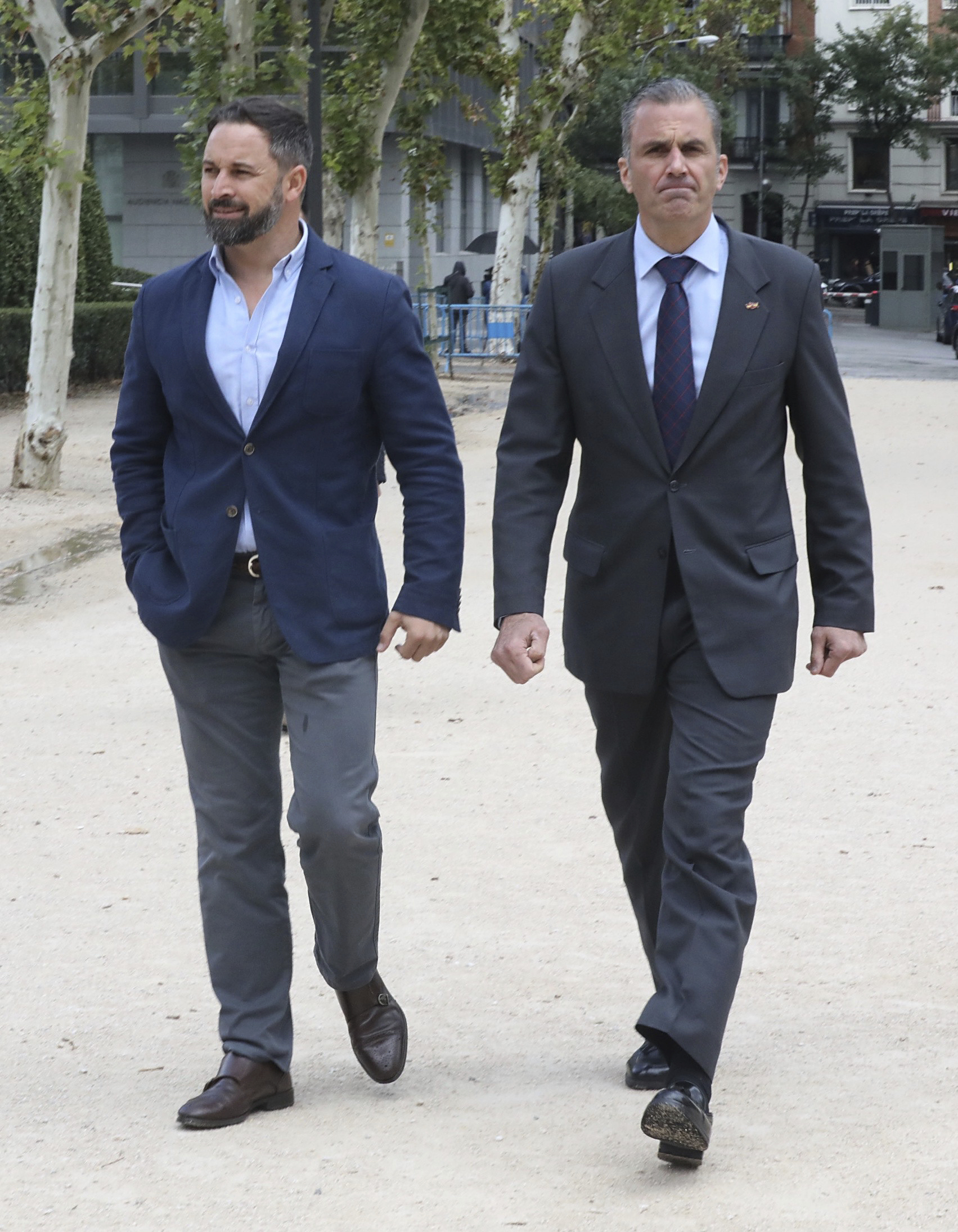 Santiago Abascal y Javier Ortega Smith el 14 de octubre de 2019