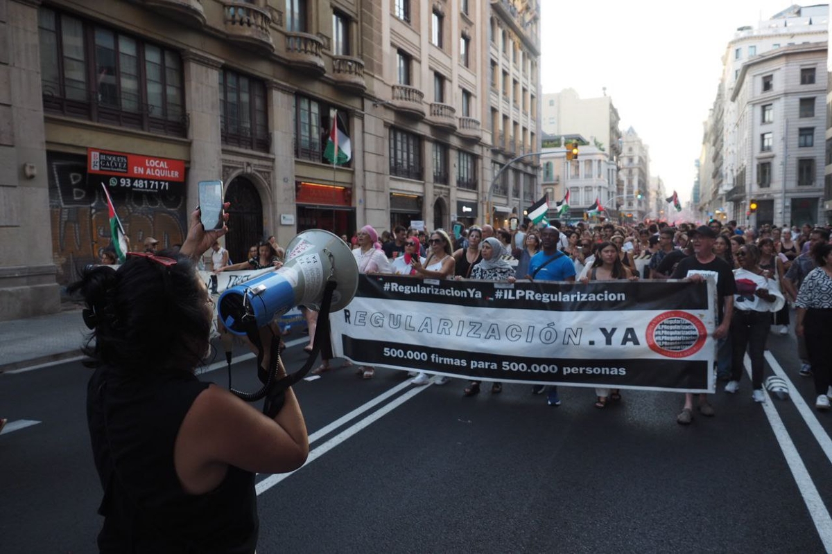 Una de las concentraciones de la plataforma. (Cedida a Infobae)