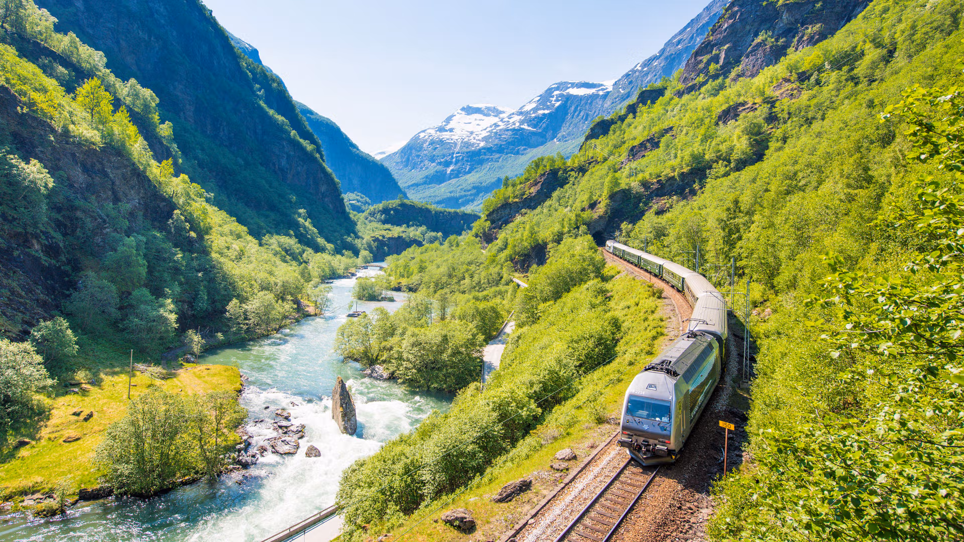 Foto: Imagen del Tren de Flåm