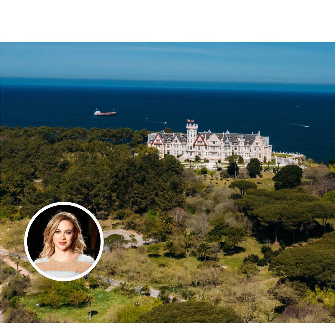 Foto: La actriz española, conocida por su papel en 'Velvet', nació en esta elegante ciudad del norte y celebró su boda en el emblemático Palacio de la Magdalena. (EFE)