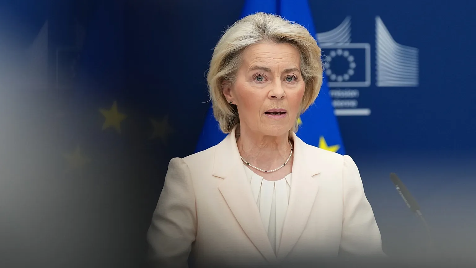 Ursula von der Leyen, the president of the European Commission.