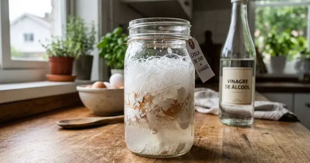 Cascarones de huevo y vinagre: el truco casero que revitaliza tus plantas y tu hogar