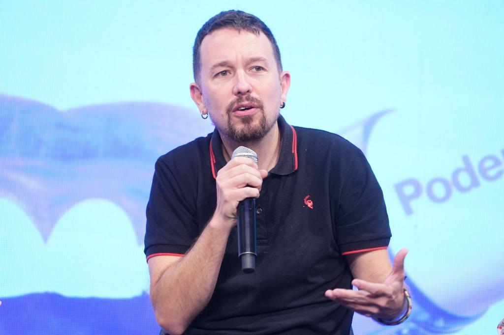 Pablo Iglesias, en un acto de Podemos el pasado octubre.