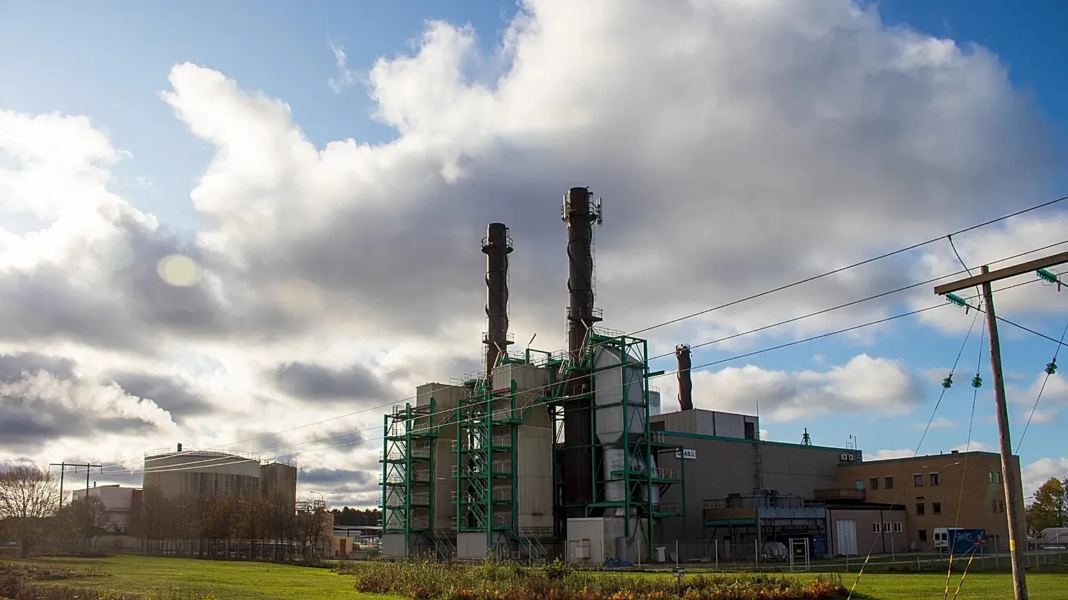 The Gotlands Enerji plant in Visby, 28 October, 2019