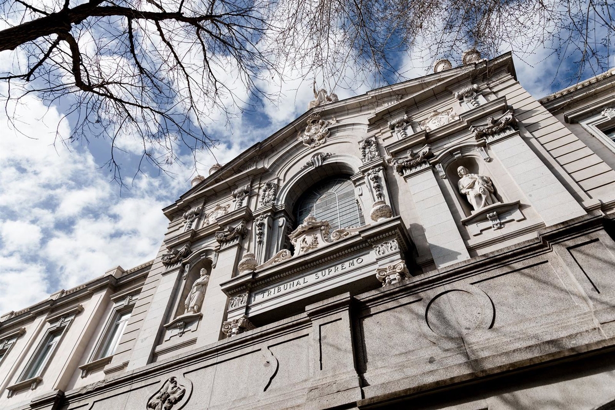 Fachada del Tribunal Supremo. (Carlos Luján/Europa Press)