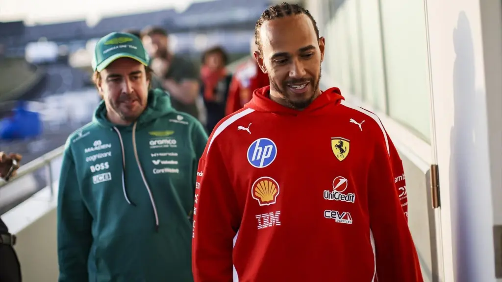 Lewis Hamilton y Fernando Alonso.