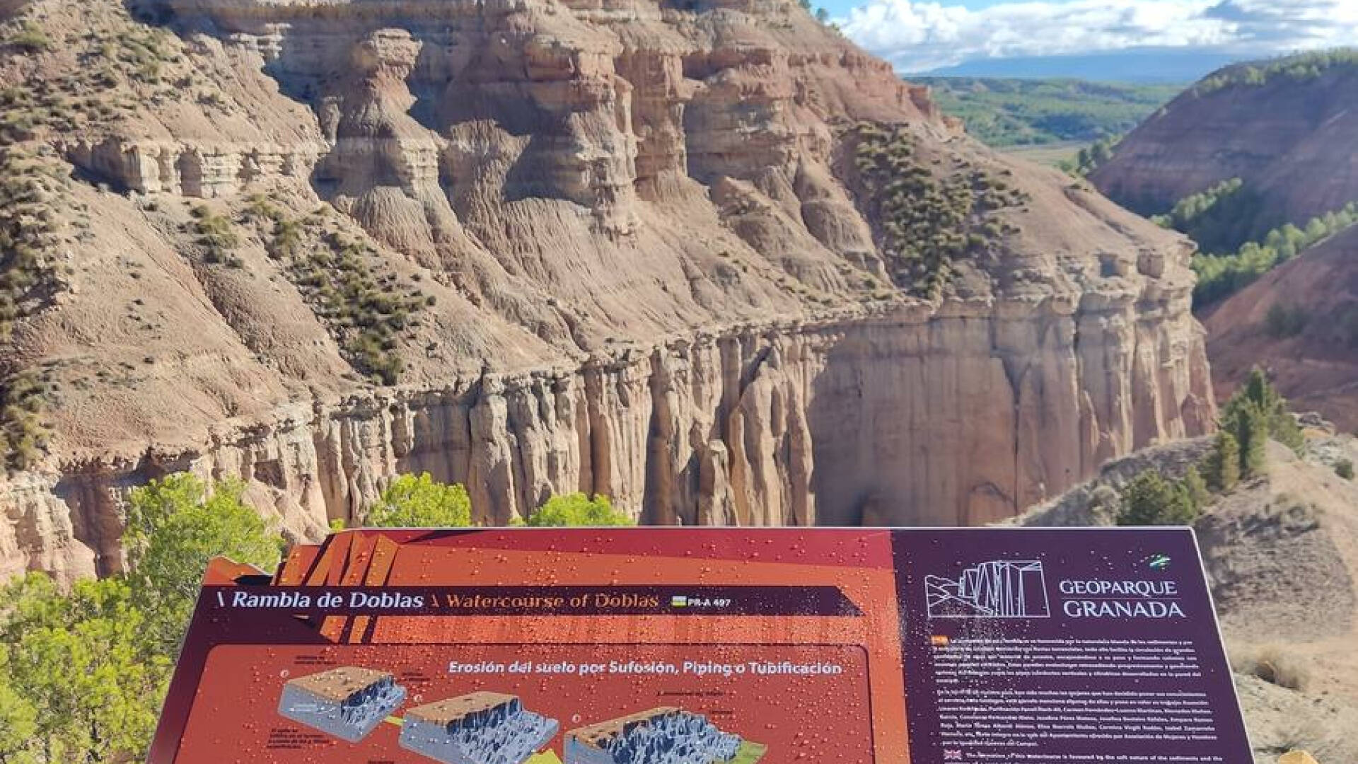 Foto: La ruta de senderismo más impactante de Granada. (Geoparque de Granada)