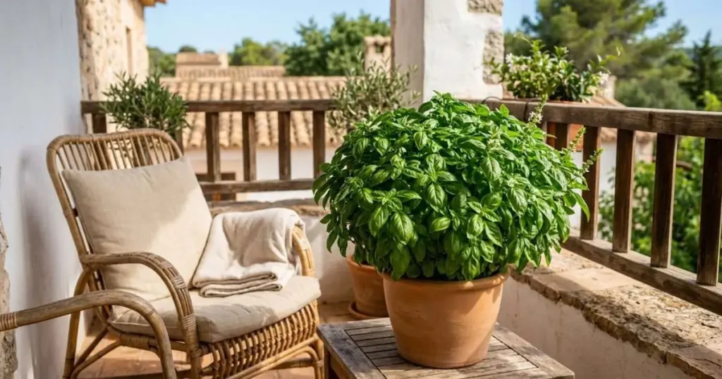 Di adiós a los mosquitos en tu balcón con estas hojas de albahaca: un truco infalible