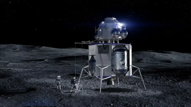 El Blue Moon de Blue Origin.