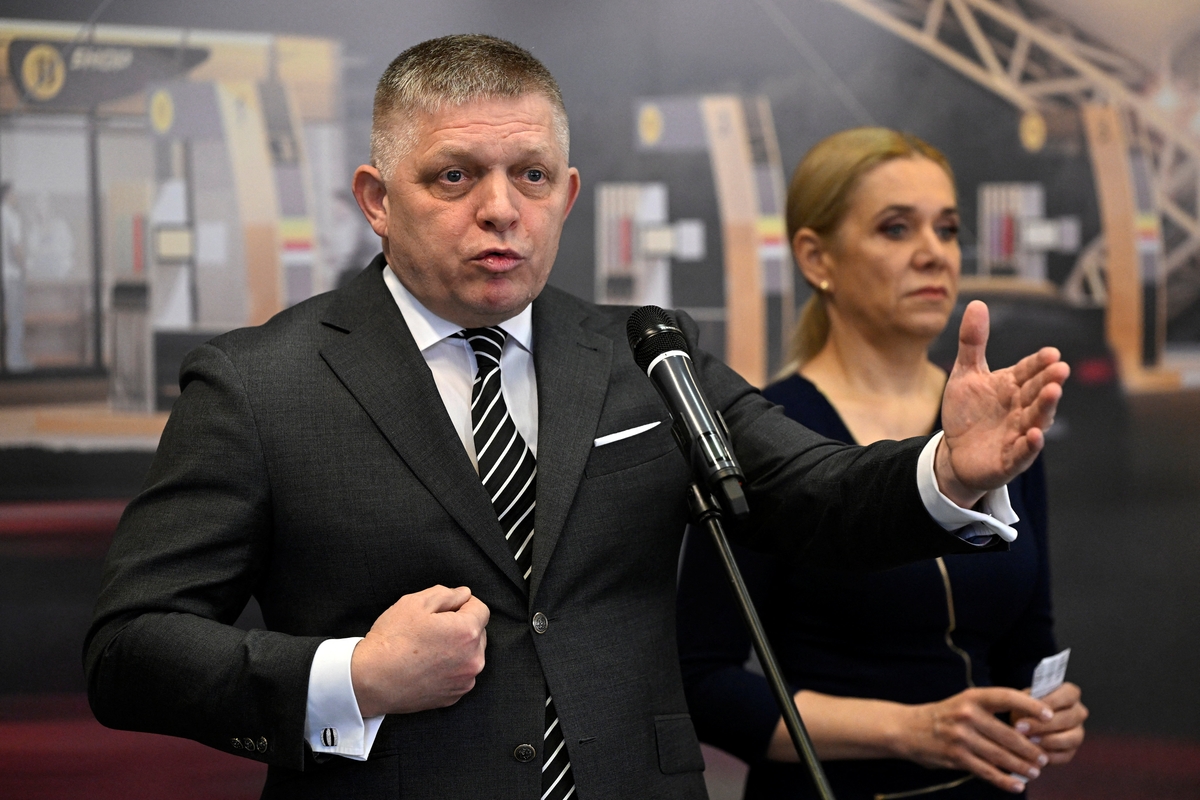 El primer ministro eslovaco, Robert Fico. (REUTERS/Radovan Stoklasa)