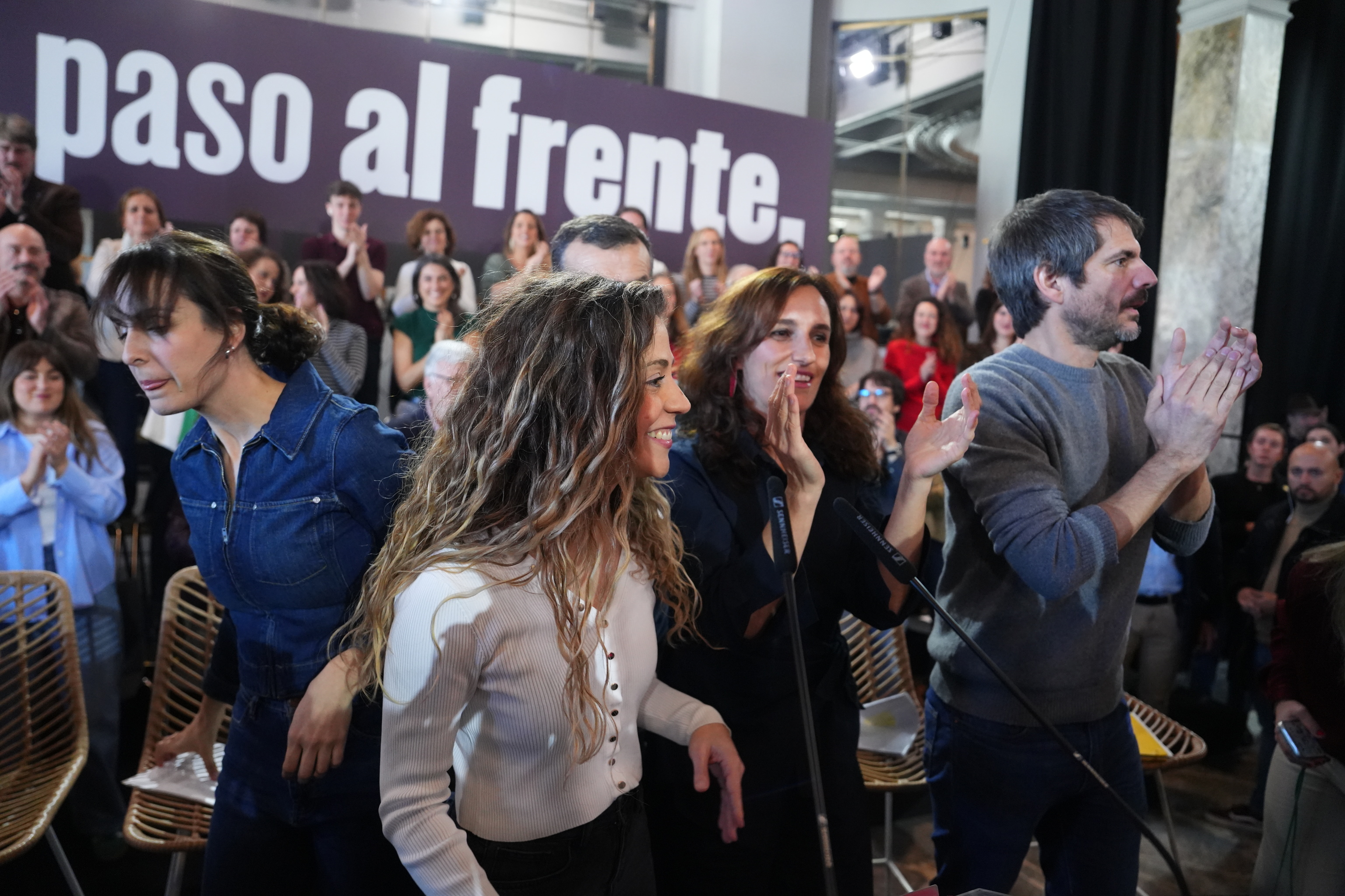 La presentación de la nueva coalición entre Movimiento Sumar, IU, Más Madrid y los comunes.