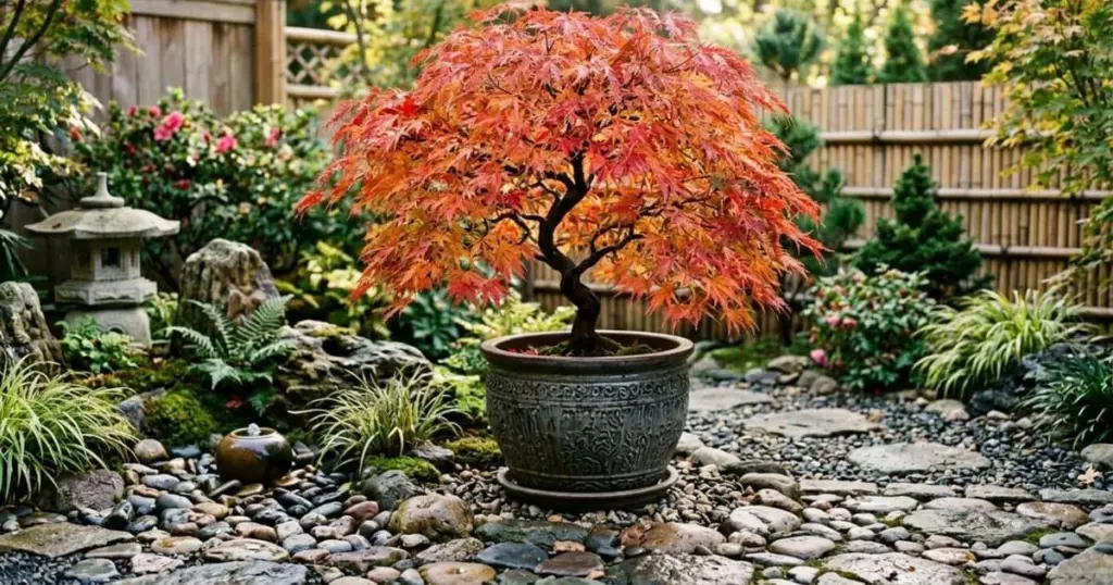 El arce japonés en maceta: tu secreto para un jardín que cambia de color cada estación