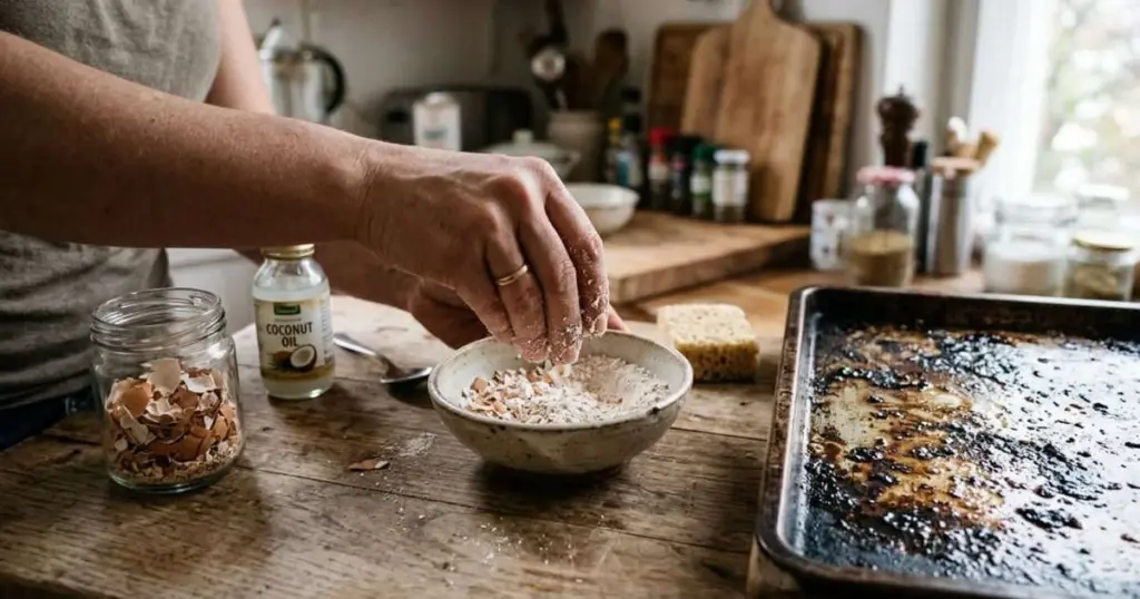 El secreto de casa para una limpieza profunda: mezcla detergente con cáscaras de huevo