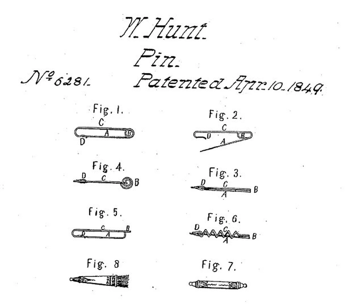 El secreto del imperdible de Walter Hunt: por qué tiene 2 agujeros - image 1