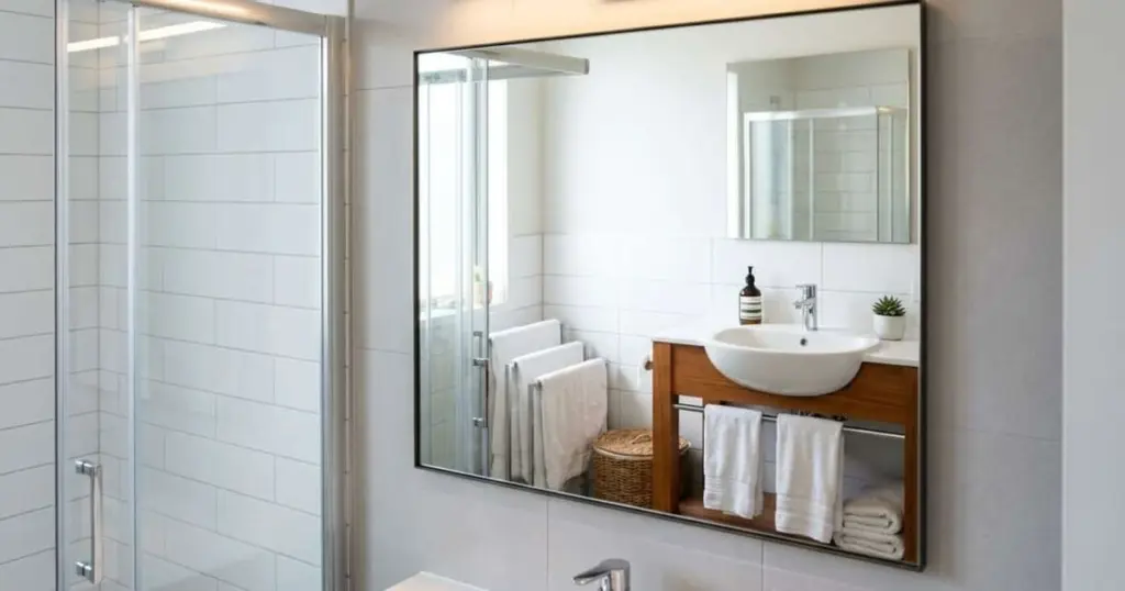 El truco coreano definitivo para que el espejo del baño nunca se empañe