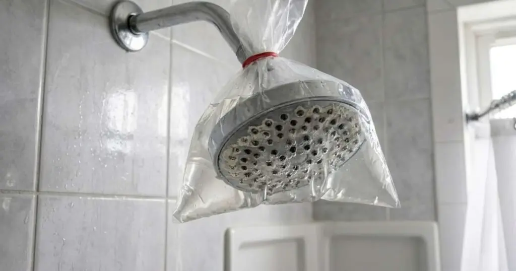 El truco del plástico que descalcifica tu ducha en una hora