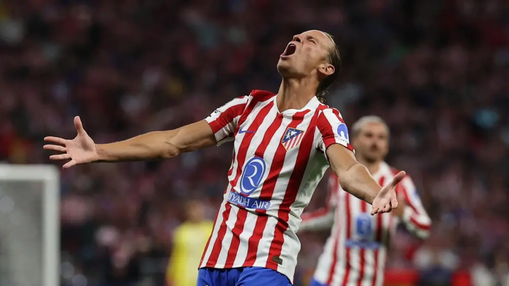 Marcos Llorente se lamenta.