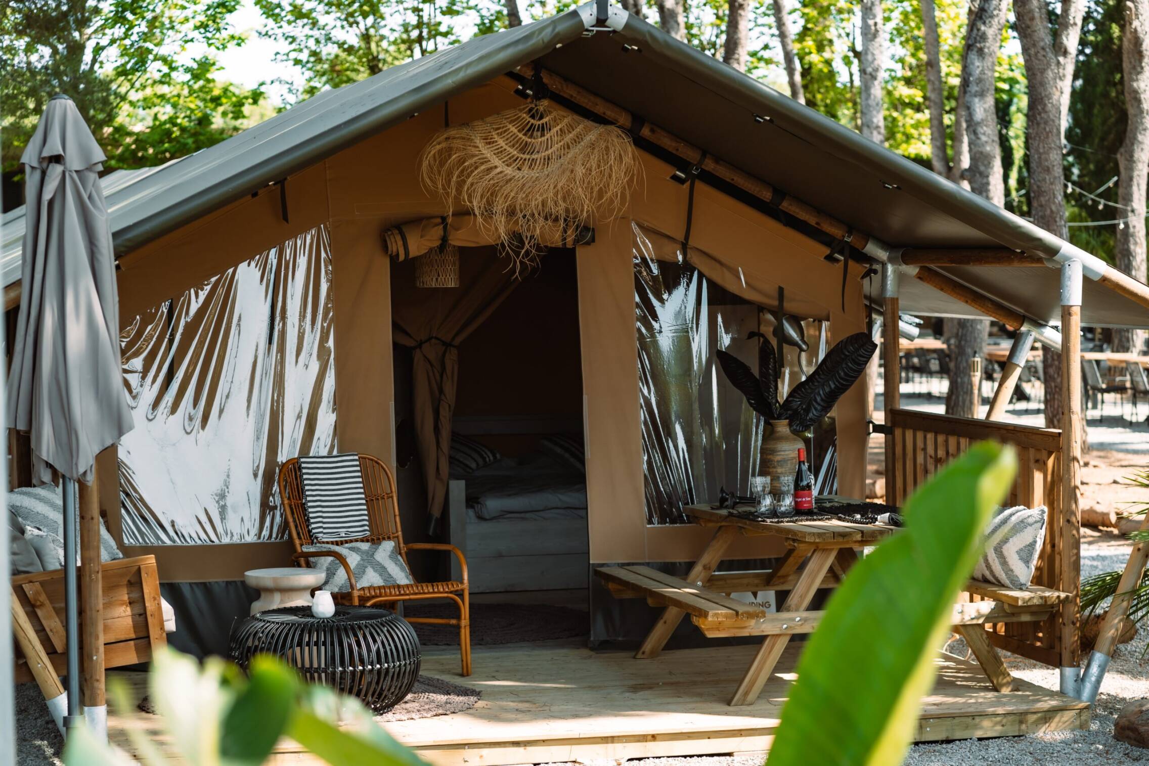 Foto: El camping que se convirtió en el primer 'glamping boutique' de Ibiza. (Parco Ibiza)