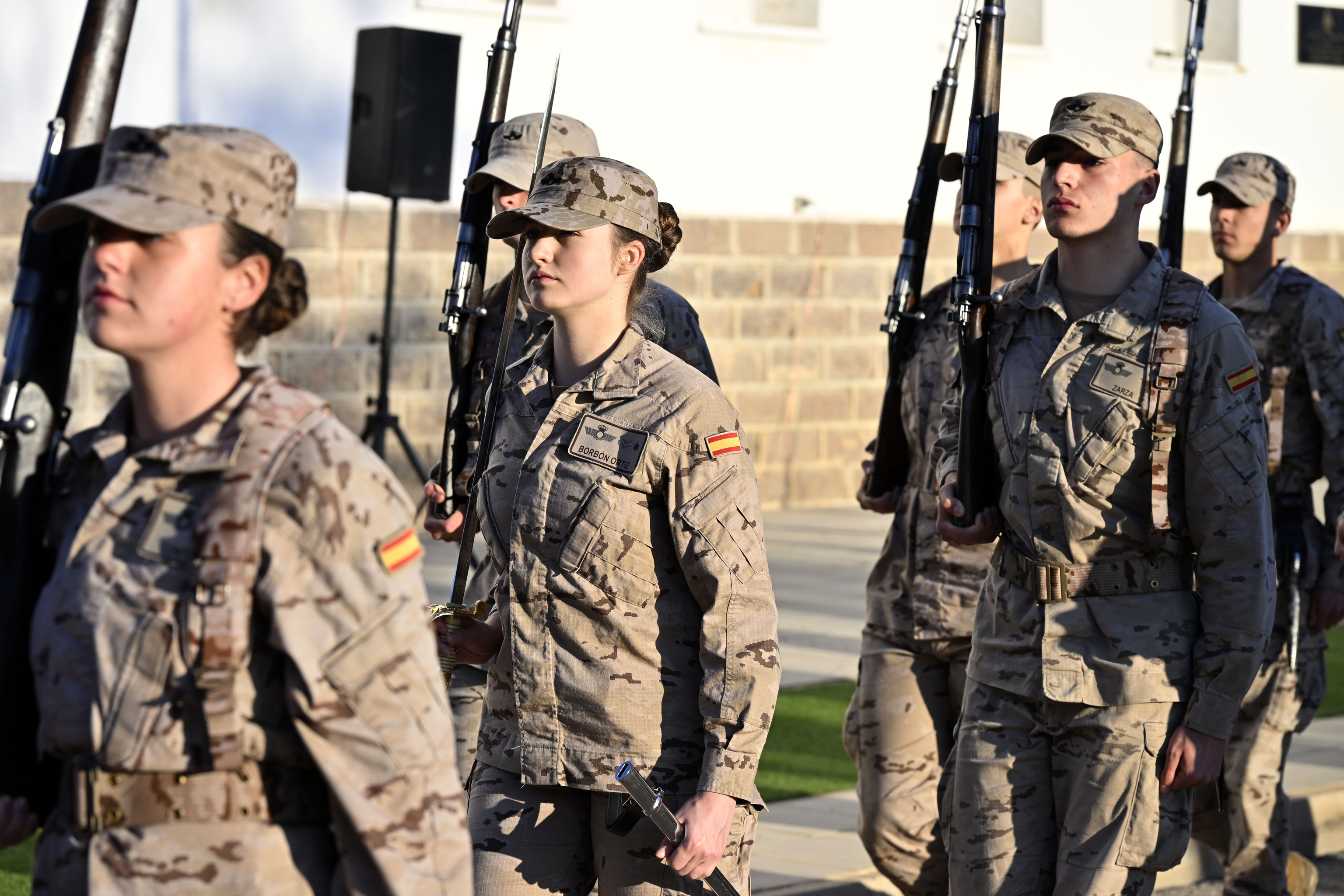 La princesa Leonor durante su formación en el Ejército del Aire