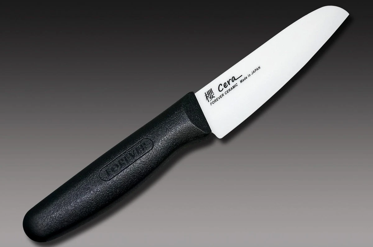 Fruta oxidada: el Cuchillo santoku de cerámica de Yamazaki Jitsugyo que no altera el sabor - image 1