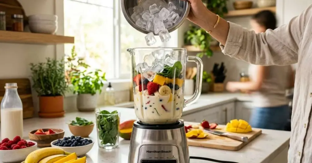 Gelo no liquidificador: o truque secreto para receitas perfeitas e durabilidade do aparelho