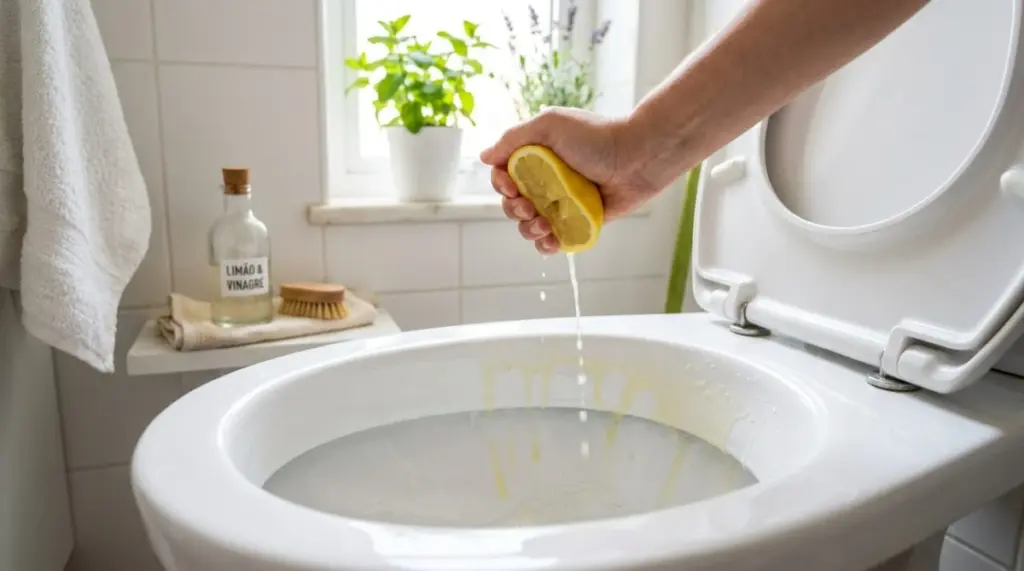 Inodoro sin sarro ni manchas: por qué vierto jugo de limón cada noche