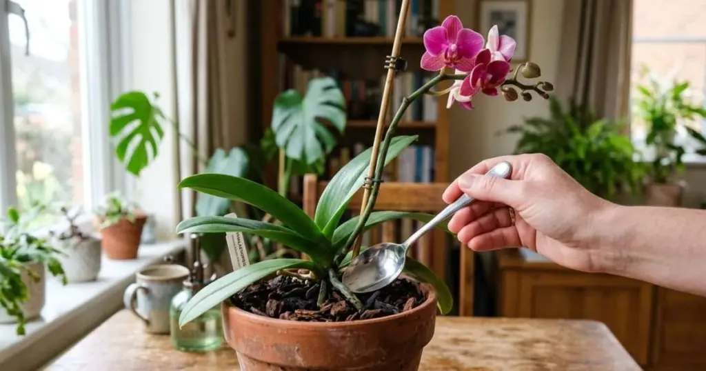 La técnica de la cuchara fría: el secreto para que tus orquídeas vuelvan a florecer